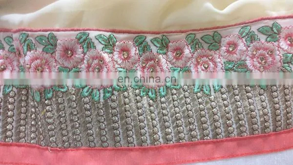 2017 Casual Party Wear Stylish Semi-Stitched Salwar Kameez / Heavy Embroidery Work Georgette Suits (salwar Kameez Suits) photo-6