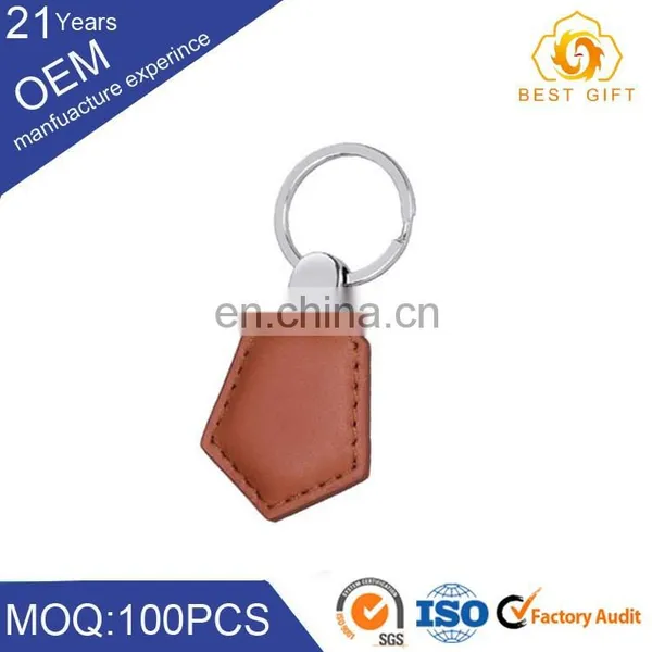 Keychain Best Promotional Gifts Custom Logo PU and Metal Key Ring photo-4