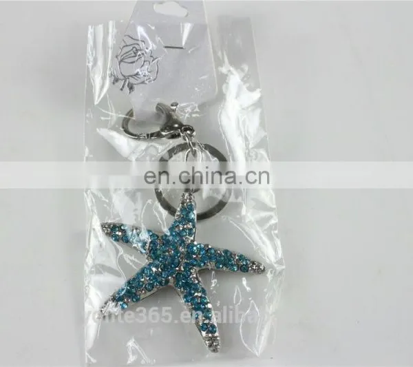 High Good Quality Gifts Metal Key Chain Star Creative Diamond Bag Accessories photo-4