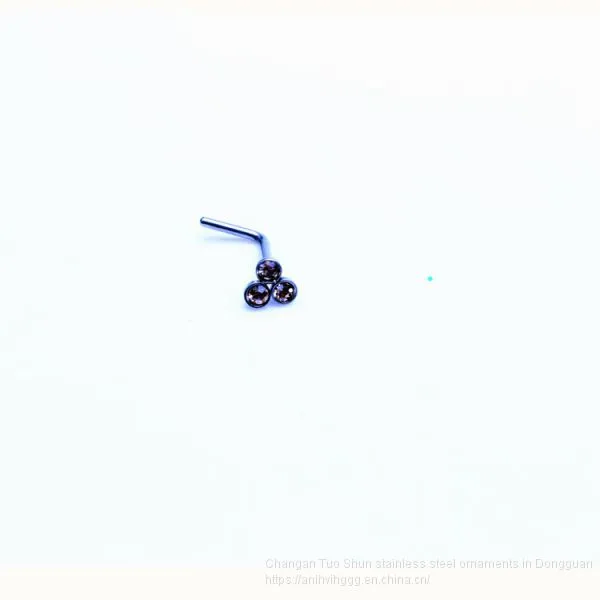 Wish Hot L Type Ear Studs, Titanium Steel, Foreign Trade Stud, Body Piercing Accessories, Wholesalers Wholesale photo-3