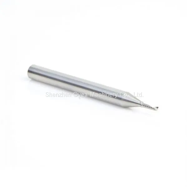 Carbide CNC Spiral 'O' Single Flute, Aluminum Cutting 2 Dia x 6 x 6 Shank x 64mm Long Up-Cut Router Bit photo-2