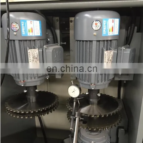Aluminum and UPVC Profile Four Cutter Ending Milling Machine photo-3