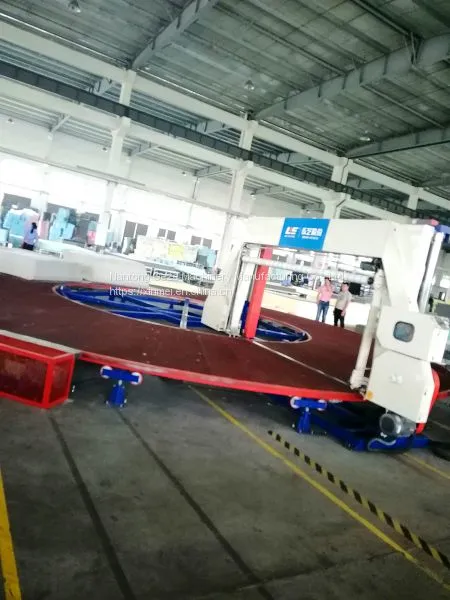 Sponge Disc Flat Cutting Machine High Efficiency Flat Cutting Machine, Turntable Foam Cutting Machine photo-3