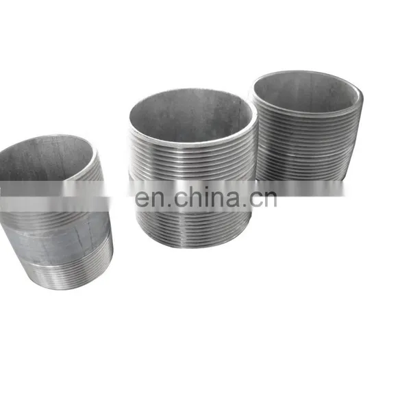 Hot Dip Galvanized Electrical Galvanized Steel Pipe Nipples List photo-3