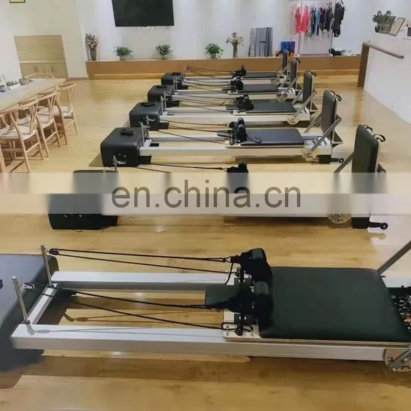 Balanced Body Fitness Exercise Meia Folding Wood Cama Elina Equipment Power Gym Machine Aluminium Pilates Reformer Yoga photo-6
