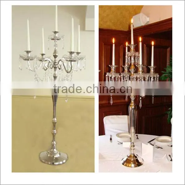 Unique Design Silver Wedding Candelabra, 9 Lite Wedding Candelabra photo-5