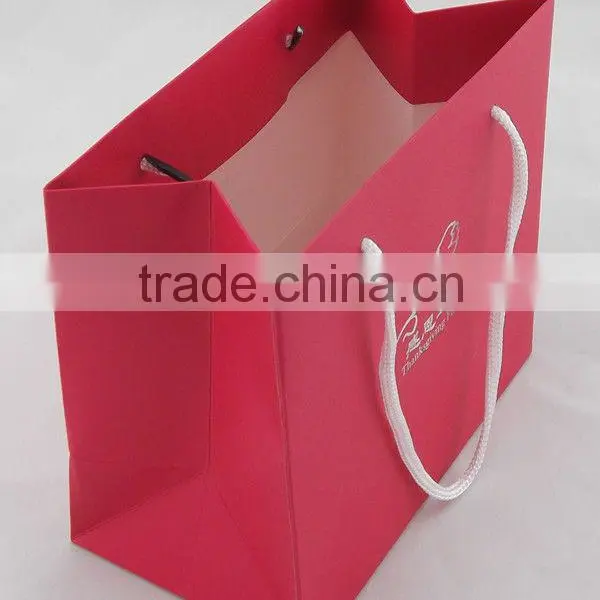 New Design Luxury Recycle Paper Bag Price,paper Gift Bag Manufacturer photo-3