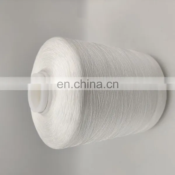 Good Selling High Tenacity Polyester Nylon 6 Nylon 66 Bonded Sewing Thread Raw White for Leather Products photo-3