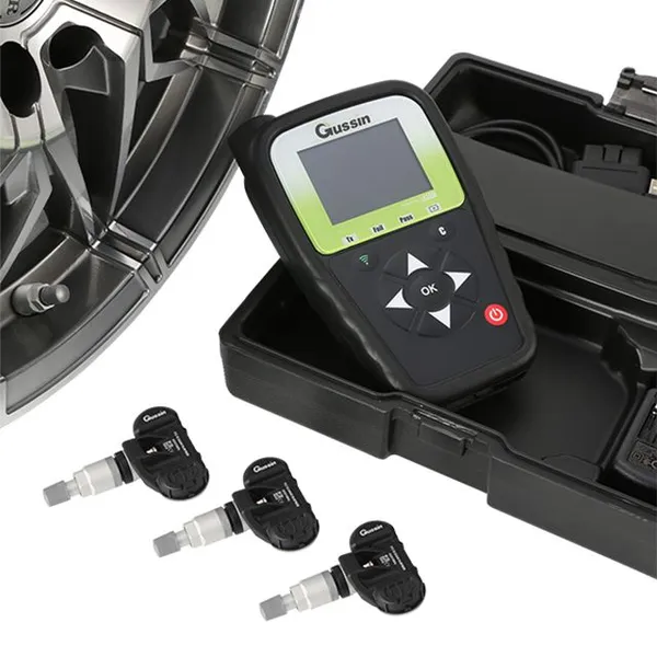 Programmable Universal Tpms 315MHz 433MHz 2 in 1 Gussin TPMS Sensor Solution Diagnostic Tool for Cars Obd Scanner Tpms Tool photo-2