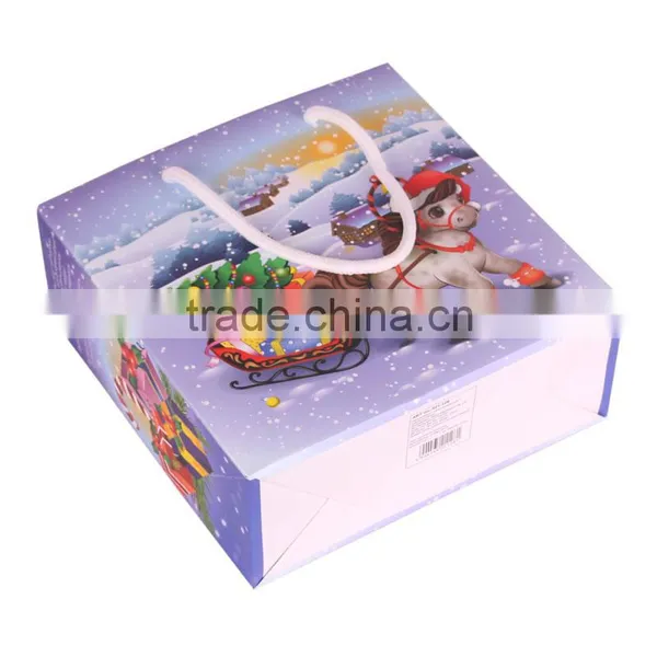 Custom Printed Low Cost Christmas Paper Bag Printing Service Quality Choice photo-4