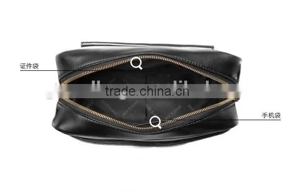 Wholesaler Guangzhou Popular Good Quality Genuine Smooth Nappa Leather Lady Small Handbag Single Shoulder Bag for Women photo-5