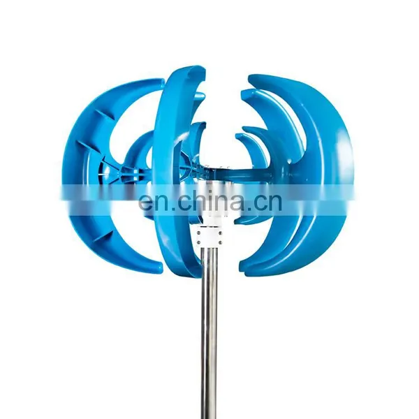 Hot Sale 100W 200W 300W 400W 500W Red Lantern Green Lantern Dragon Blue Lantern Wind Turbine Vertical Axis Small Wind Turbine photo-3