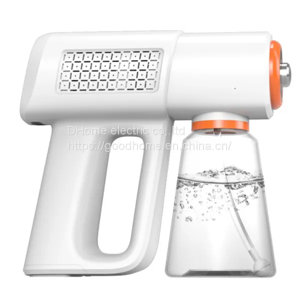 Disinfection Spray Gun Portable Blue Light High-power Atomizer Handheld Electric Home Outdoor Disinfection Gun（Wechat:13510231336）