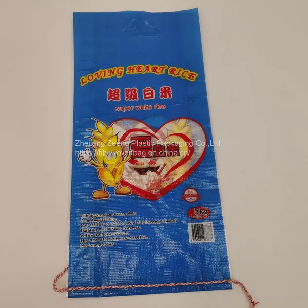 Colorful Strip pp Woven Bag Sack ,rice Bag Shopping Bags pp Woven Sack With Colorful Thread Export to Africa photo-3