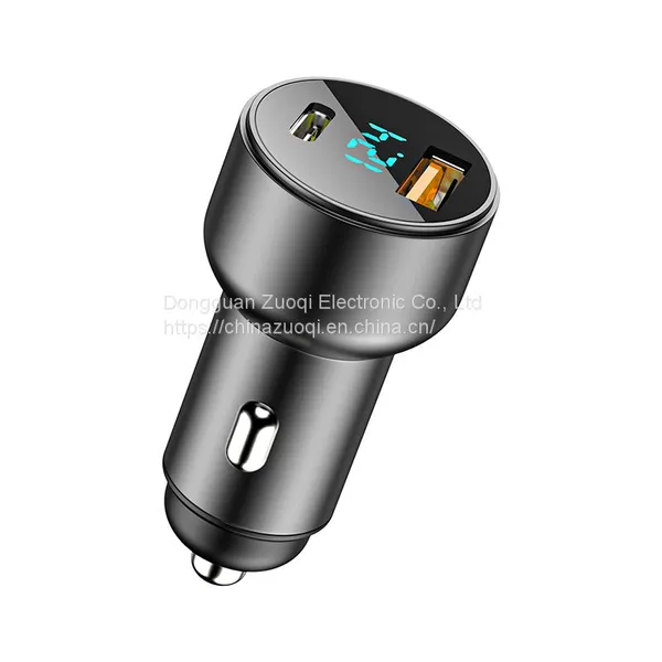 LED Display 12V 24V QC3.0 Quick Charge Multi Dual USB Port Car Charger Adapter photo-2