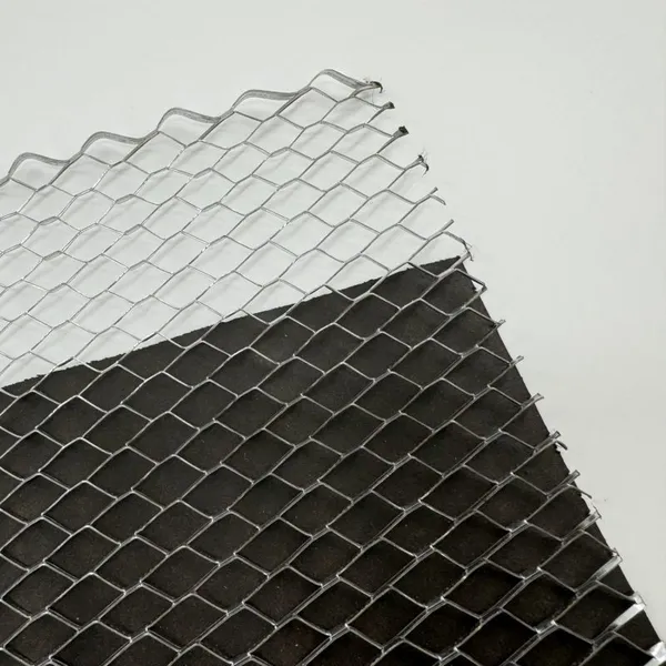 Modern V-Groove Aluminum Alloy Carbon Steel Diamond Mesh Lath Durable Anti-Corrosion Stucco Mesh Reinforcement Roofing Wall photo-6