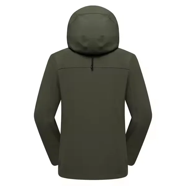 Men's Outdoor Tactical Soft Shell Jacket - Thickened Winter/Early Spring Hard Waterproof Breathable Hiking Wear photo-4