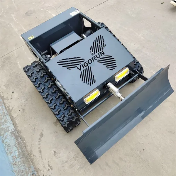 Gasoline Engine Single Cylinder 550mm Cutting Width 200 Meters Long Distance Control Robotic Remote Control Lawn Cutting Mower photo-3