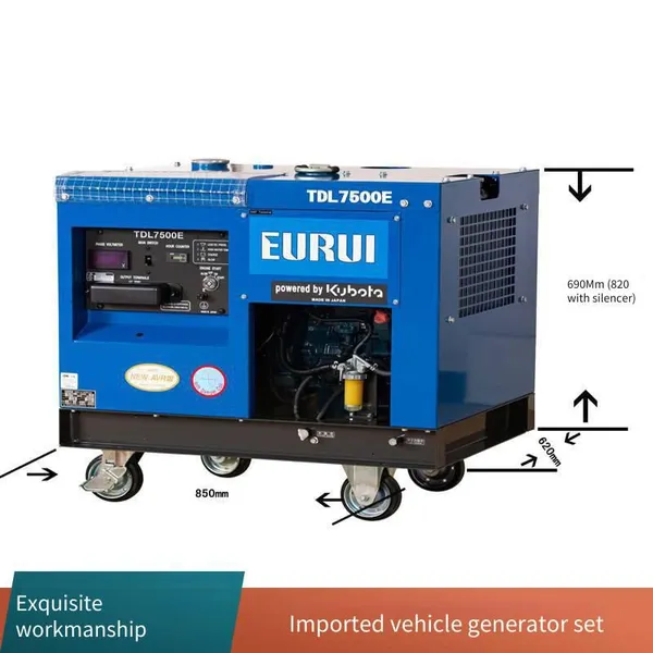 Imported Japanese Zetor Sh5300ex 4/5kw Gasoline Generator, Sh6500exs Portable Single-phase for Home Use photo-2