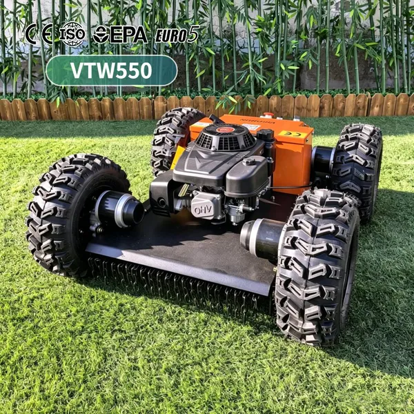 Lawn Mower Robot All Terrain For Residential & Commercial CE/EPA Mobile Grass Cutter For Highway Medians photo-3