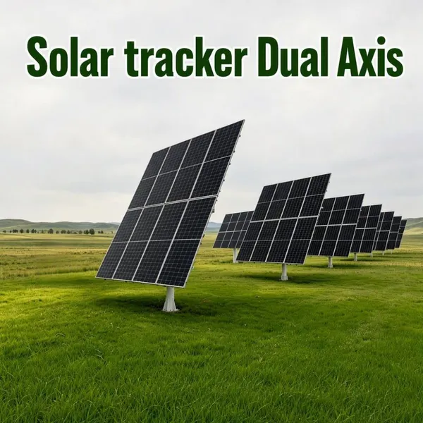 Ground Mounted Solar Tracker System for Commercial and Utility PV Projects