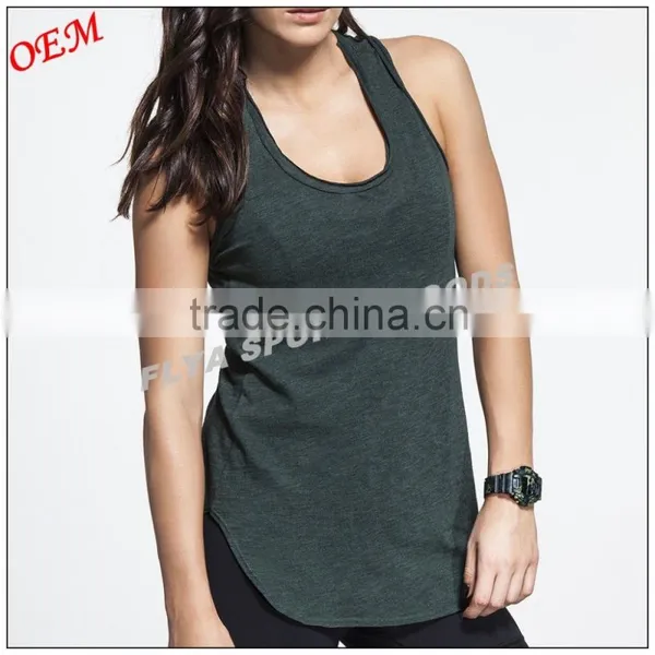 Activewear Sports Wear Women's Scoop Neck Fitness Gym Tank Tops Yoga Apparel Wholesale Quality Choice