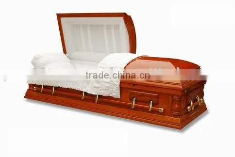 Wood Veneer Coffin