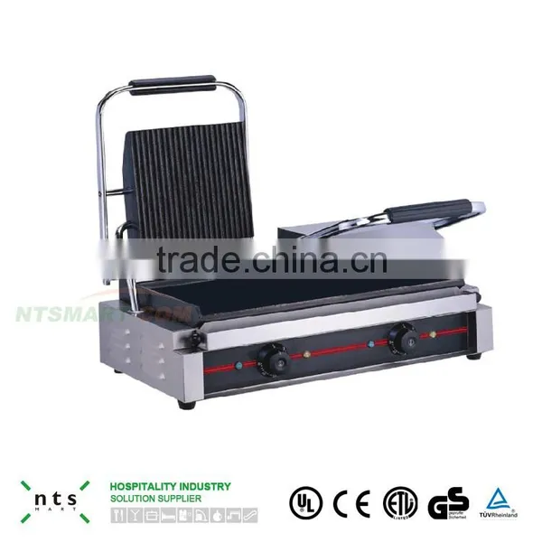 Good Quality Hotel Fast Food Restaurant Enamel Coating Design Electric Contact Grill photo-3