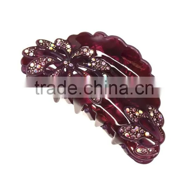 Fancy Rhinestone Hair Claw Clip photo-2