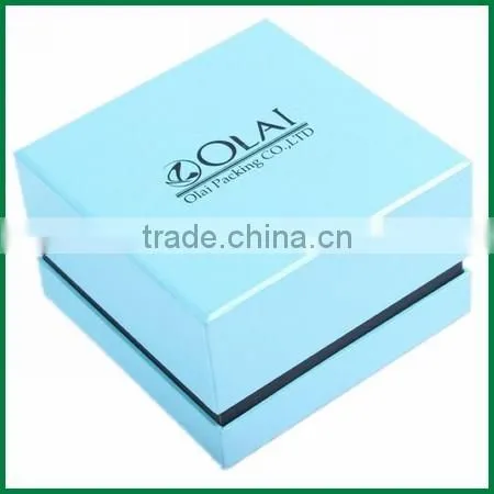 Color Customized Paper Watch Box With Black Pillow, Special Design Paper Card Board Box Wholesales Cheap Watch Gift Box photo-3