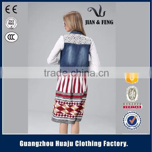 2016 New Arrival Sleeveless Denim Vest Jean Jacket for Women photo-6