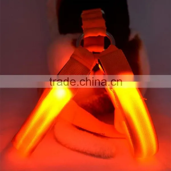 LED Dog Cat Collar Peppy Dog Led Harness Collar Pet Led Leash Rope Belt photo-6