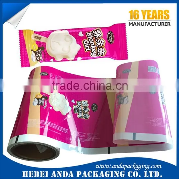 Printing Packaging Pouch for Ice Cream Bar/Ice Lolly Wrapping Film Roll/popsicle Plastic Bag photo-6