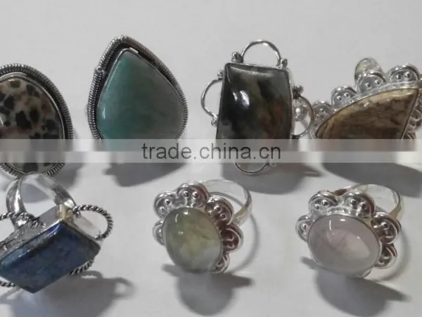 Wholesale Natural Gemstone Metal Rings @ Usd 1 photo-5