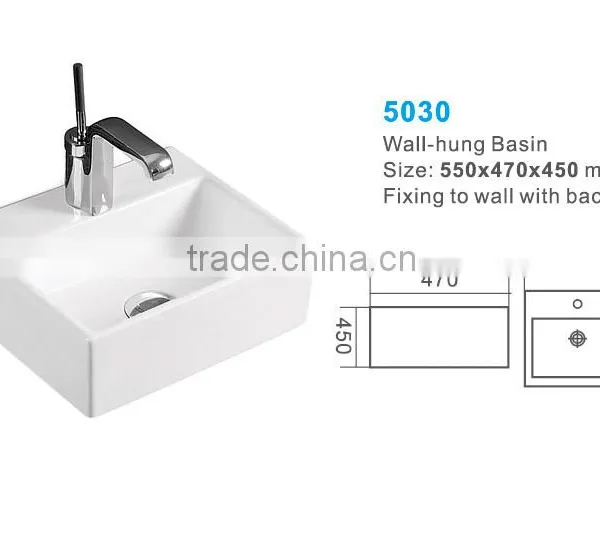 Wall Hung Basin and Sink for Hotel Bathroom Project photo-6