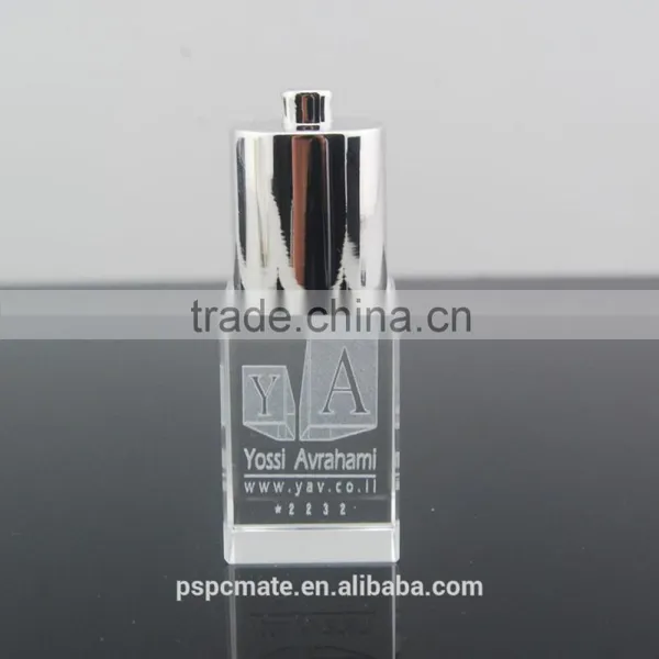 Transparent Glass Crystal Model Usb 2.0 Memory Stick Flash Pen Drive 8GB With Keychain photo-4