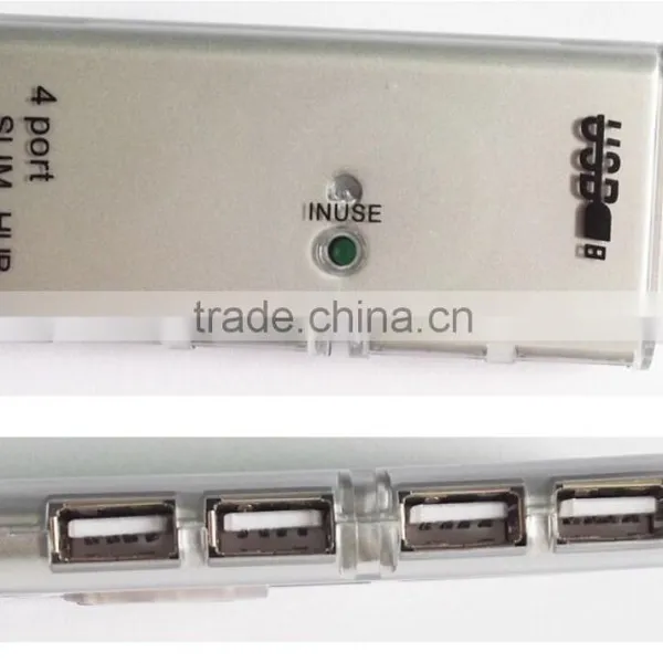 China Export Portable Novelty Slim USB 2.0 Hub 4 Port With Short Hide Cable photo-6