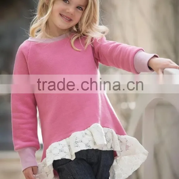 Cotton Stripes Hot Sale Kids Shirts Lovely Girls T Shirts Vertical Stripes Long Sleeves t Shirt Kids photo-5