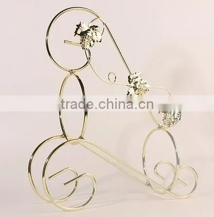 Christmas Bottle Frame ,single Bottle Wine Rack Table Decoration photo-2