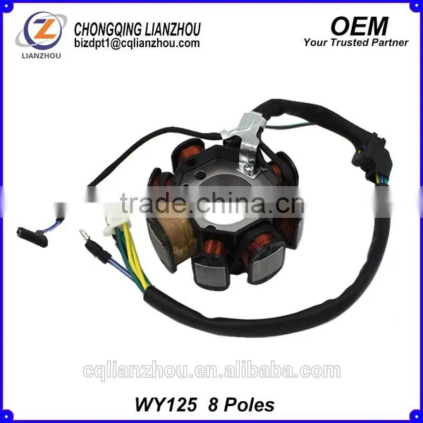 Motorcycle Engine Parts WY125 Magneto Stator Coil