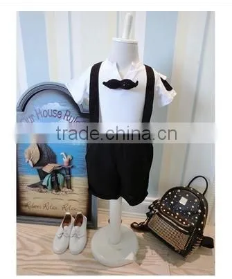 Kids 2015 New Summer Children Bib Shorts Boy 1-2-3 5 Years Old Infants and Children's Clothing Pants photo-2