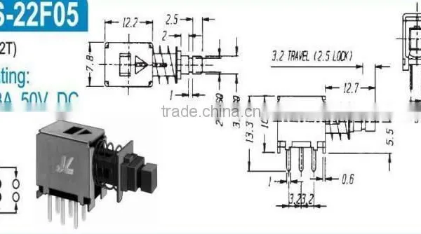 push button switch/ DC switch/ electronic switch