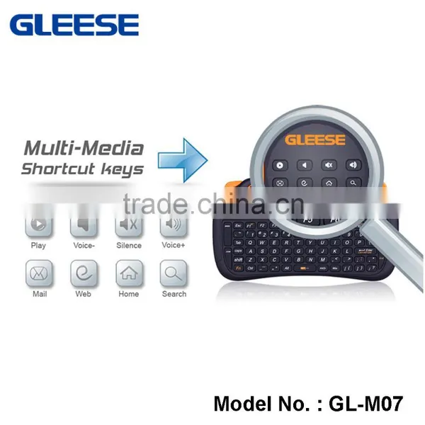 GLEESE 2.4G RF Rii Mini I8+ Wireless Keyboard Touch Pad Mouse Backlit Gaming Keyboard for HTPC Tablet photo-2