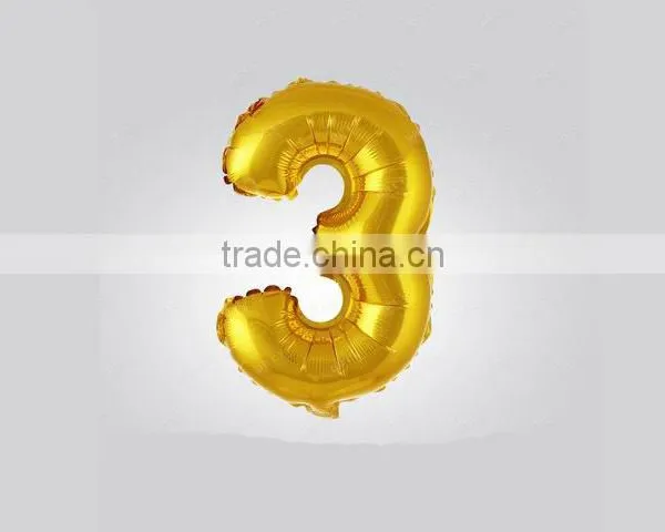 16 Inches Foil Number Balloon,alphabet Balloons photo-3