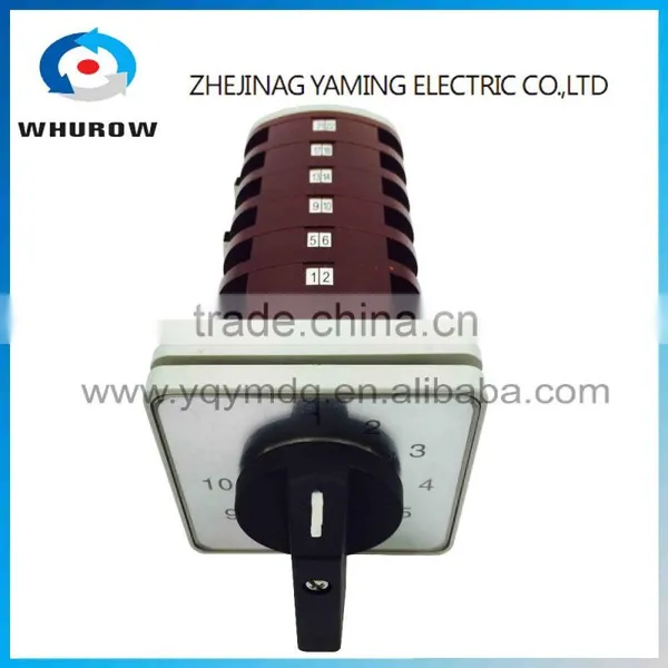 Welding Machine Switch KDHC-63/6*10 CO2 Gas High Voltage Electrical Changeover Rotary Switch 63A 6 Poles 10 Positions photo-3