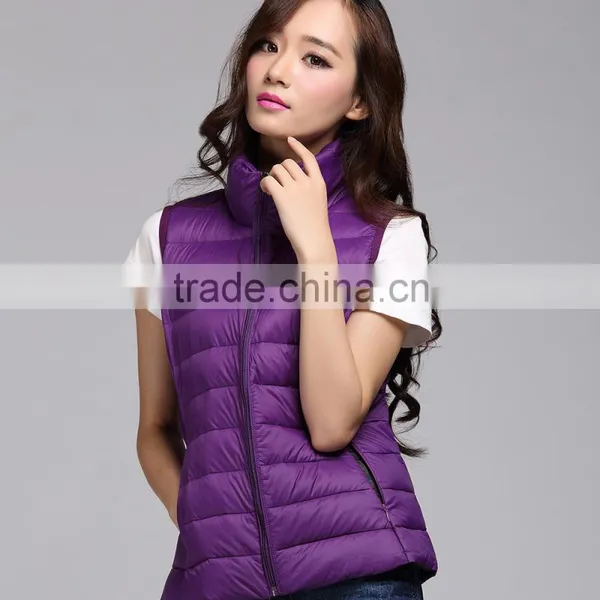 2015 Stylish Popular Women Casual Down Waistcoat for Winter photo-2
