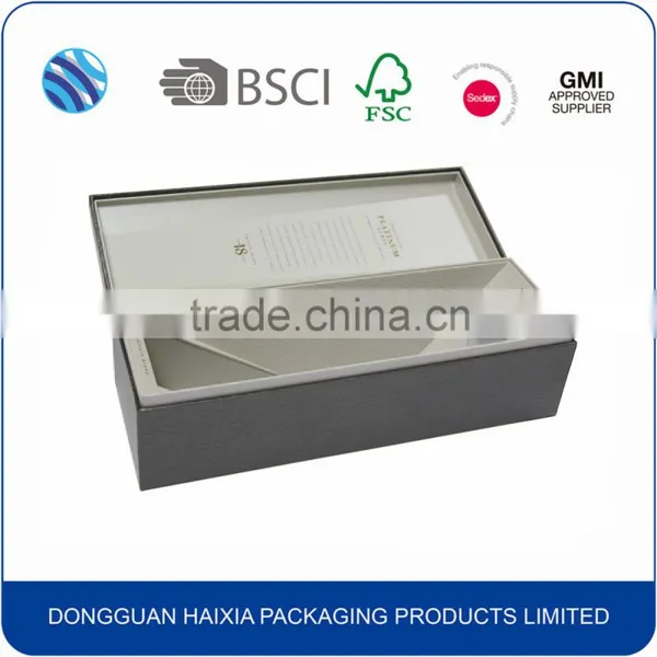 UV Coating Luxury Wine Bottle Paper Box photo-4