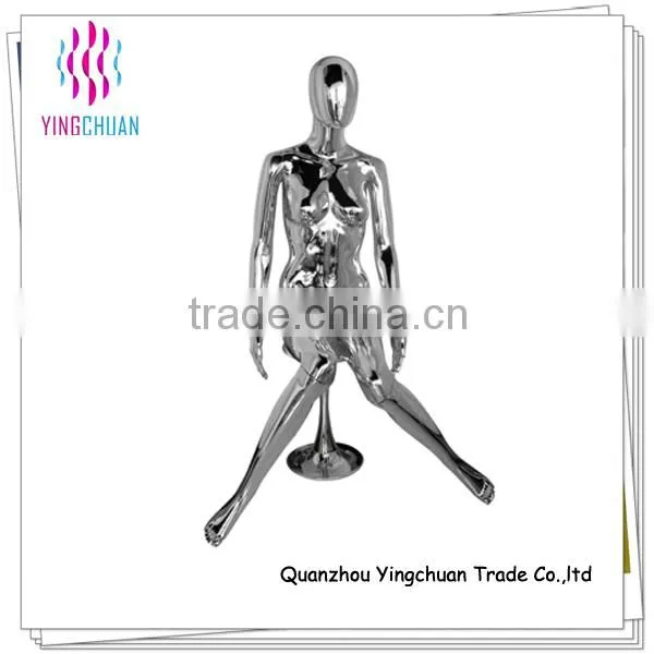 Professional Sitting Female Garment Display Mannequin