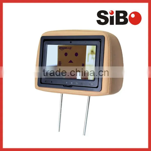 9 Inch Touch Screen Lcd Headrest Monitor For Taxi Advertising Player With Built In Gps 3g Wifi photo-3