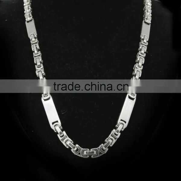 2014 Latest Design Large Stainless Steel Chain Necklace
